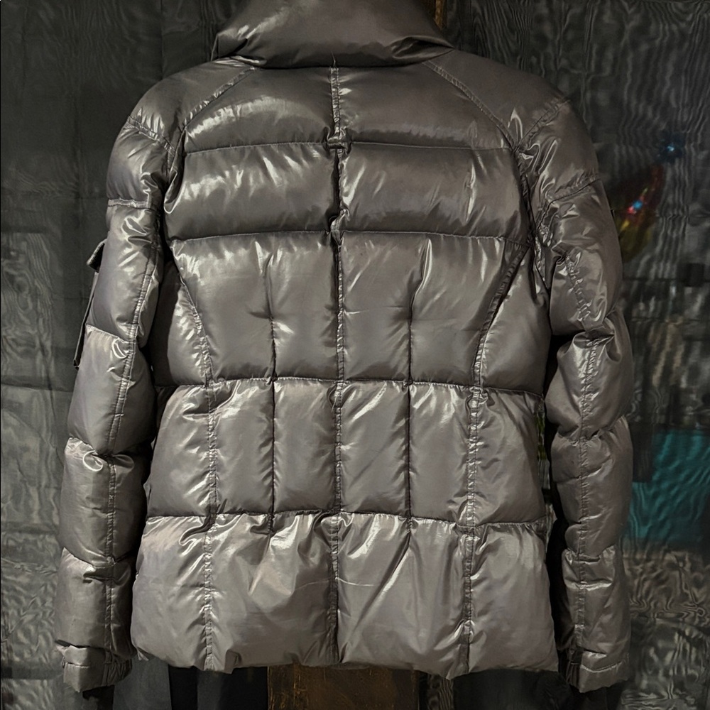 Sam Metallic Gray Puffer Jacket - image 8